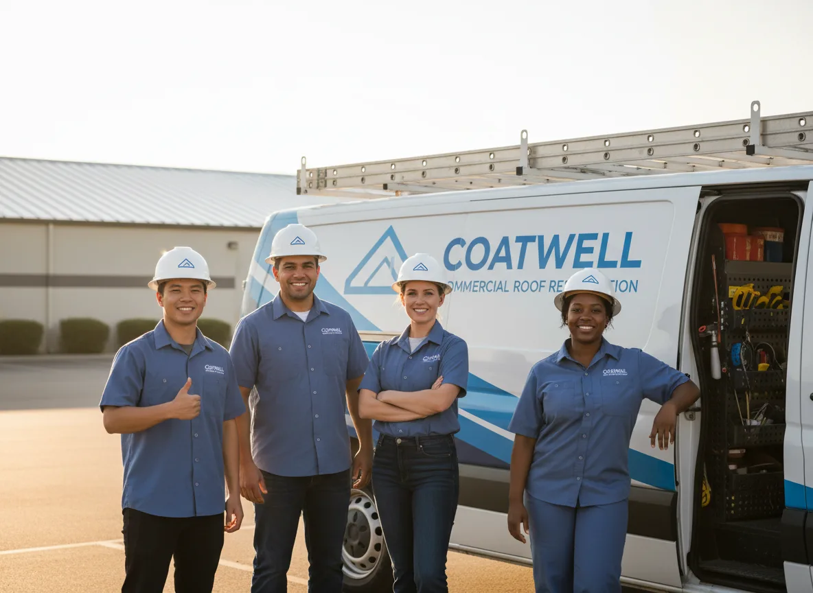 Commercial roof coating company in Holland, IA